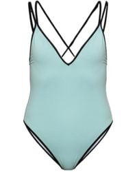 Balmain - Sleeveless One-Piece Swimsuit - Lyst