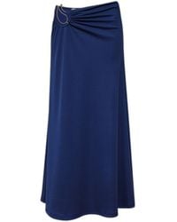 Christopher Esber - Ruched Ring-Detail Skirt - Lyst