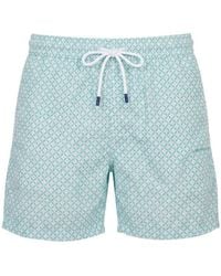 Fedeli - Drawstring Swim Shorts - Lyst