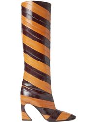 Fendi - Arco Two-Toned Knee-High Boots - Lyst