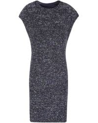 Emporio Armani - Sequin Embellished Sleeveless Dress - Lyst