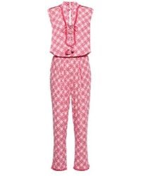 Poupette - Donna Printed Jumpsuit - Lyst