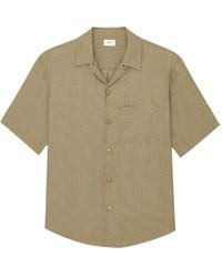 Saint Laurent - Geometric Printed Button-Up Shirt - Lyst