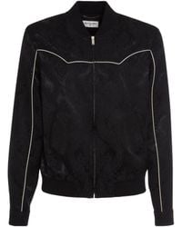 Saint Laurent - Printed Casual Jacket - Lyst