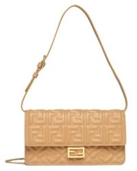 Fendi - Light Nappa Leather Wallet With Ff Motif - Lyst