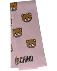 Moschino - Teddy Bear Pattern Scarf - Lyst