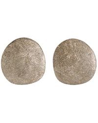 Brunello Cucinelli - Sterling Shimmer Disc Earrings - Lyst