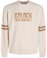 Golden Goose - Logo Printed Crewneck Sweatshirt - Lyst