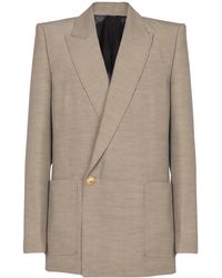 Balmain - 1-Button Tailored Cupro Jacket - Lyst