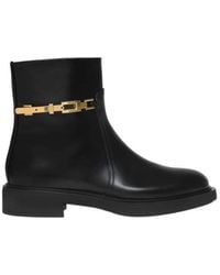 Gianvito Rossi - Round-Head Short Boots - Lyst