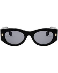 Fendi - Eyewear Oval Frame Sunglasses - Lyst