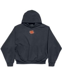 Balenciaga - Cotton Caution Hoodie - Lyst