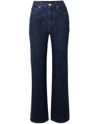 Goldsign - Highrise Straightleg Jeans - Lyst