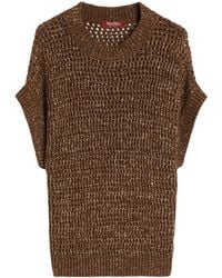 Max Mara - Openwork Top - Lyst