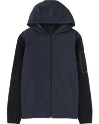 BOSS - Boss Panelled Zip-Up Hooded Jacket - Lyst