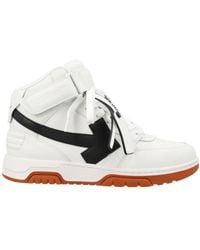 Off-White c/o Virgil Abloh - Out Of Office Mid-Top Sneakers - Lyst