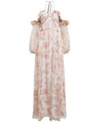Giambattista Valli - Off-The-Shoulder Floral Silk Gown - Lyst