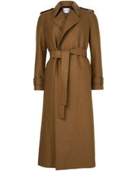 Harris Wharf London - Double-Stitched Long Trench - Lyst