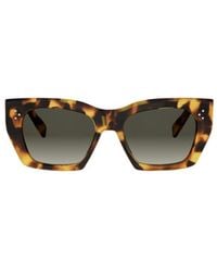Celine - 3 Dots Havana Square Sunglasses - Lyst
