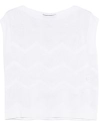D.exterior - Chevron Tank Top - Lyst