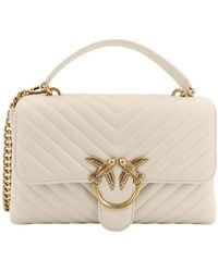 Pinko - Classic Lady Love Chevron Puffer Tote Bag - Lyst