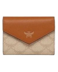 MCM - Logo-Printed Tri-Fold Wallet - Lyst