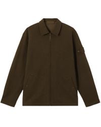 Stone Island - Comfort-Fit Zip-Neck Sweatshirt With Pockets - Lyst