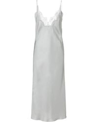 Rohe - Lace-Trimmed Silk Slip Dress - Lyst