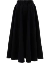 Extreme Cashmere - Venus Flared Knitted Skirt - Lyst