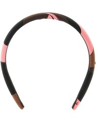 PUCCI - Iride Print Silk Headband - Lyst