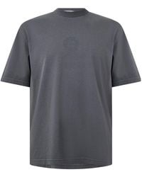 Stone Island - Simple Pure Cotton T-Shirt - Lyst