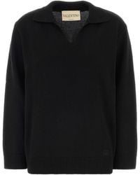 Valentino - V-Neck Knitted Jumper - Lyst