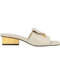 Marni - Simple Leather Slippers - Lyst