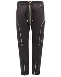 Rick Owens - Bauhaus Zip-Detailed Cargo Trousers - Lyst