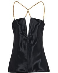 Ferragamo - Ferragamo Chain Strap Top - Lyst