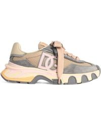 Dolce & Gabbana - Airmaster Dg Logo Patch Sneakers - Lyst