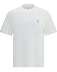 Brunello Cucinelli - Logoed T-Shirt - Lyst