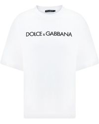 Dolce & Gabbana - Logo Printed Crewneck T-Shirt - Lyst