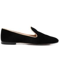 Gianvito Rossi - Trim Calf Suede Loafers - Lyst
