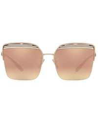 BVLGARI - Box Logo Sunglasses - Lyst