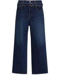 Sacai - Denim Jeans W/ Belt - Lyst