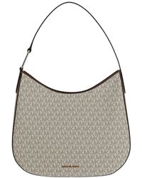 MICHAEL Michael Kors - Kensington Large Signature Logo Hobo Shoulder Bag - Lyst