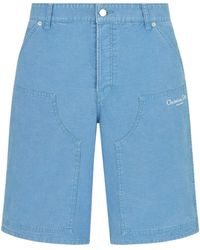Dior - Homme Logo Embroidered Bermuda Shorts - Lyst