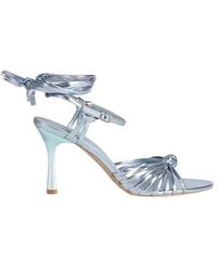 MAX&Co. - Chunky-Heeled Back-Tied Sandals - Lyst
