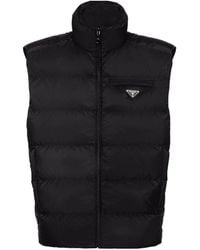 Prada - Re-Nylon Padded Vest - Lyst