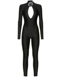 GIUSEPPE DI MORABITO - Stretch Shiny Jersey Jumpsuit - Lyst