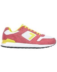 EA7 - Logo Lace Up Casual Sports Shoes - Lyst
