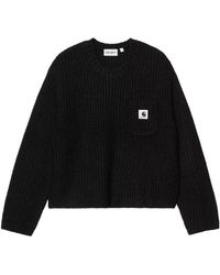 Carhartt - Mira Logo Patch Crewneck Jumper - Lyst