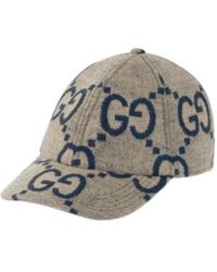 Gucci GG Jumbo Baseball Cap in Black for Men | Lyst