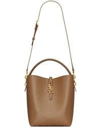 Saint Laurent - Le 37 Logo Plaque Shoulder Bag - Lyst